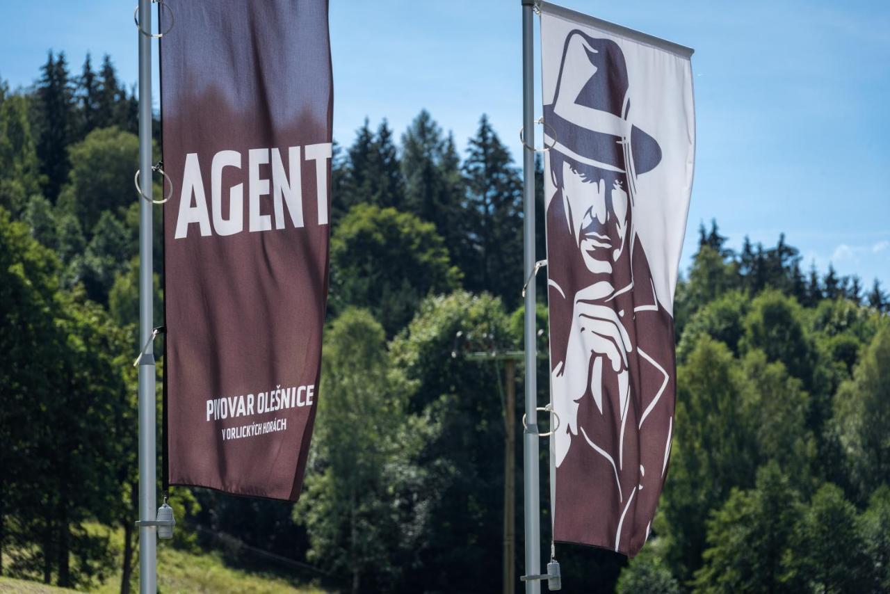 Pivovar A Penzion Agent Olesnice v Orlickych horach Екстер'єр фото